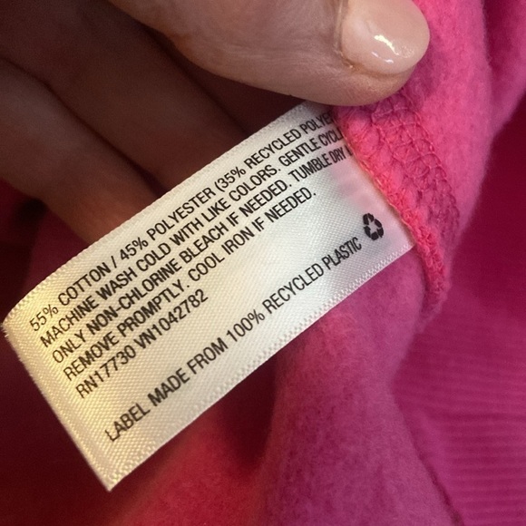 NWOT Universal Thread Pink Fleece Sweatshirt in size XL - Picture 9 of 10